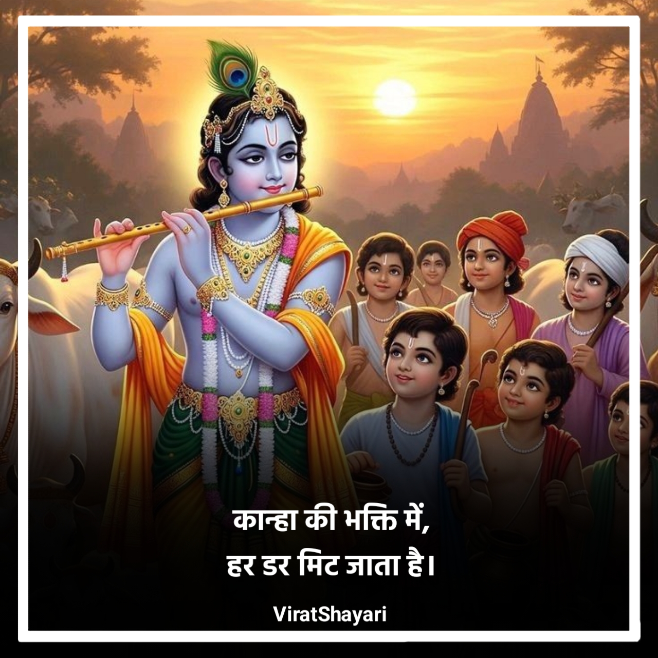 Krishna Shayari Love