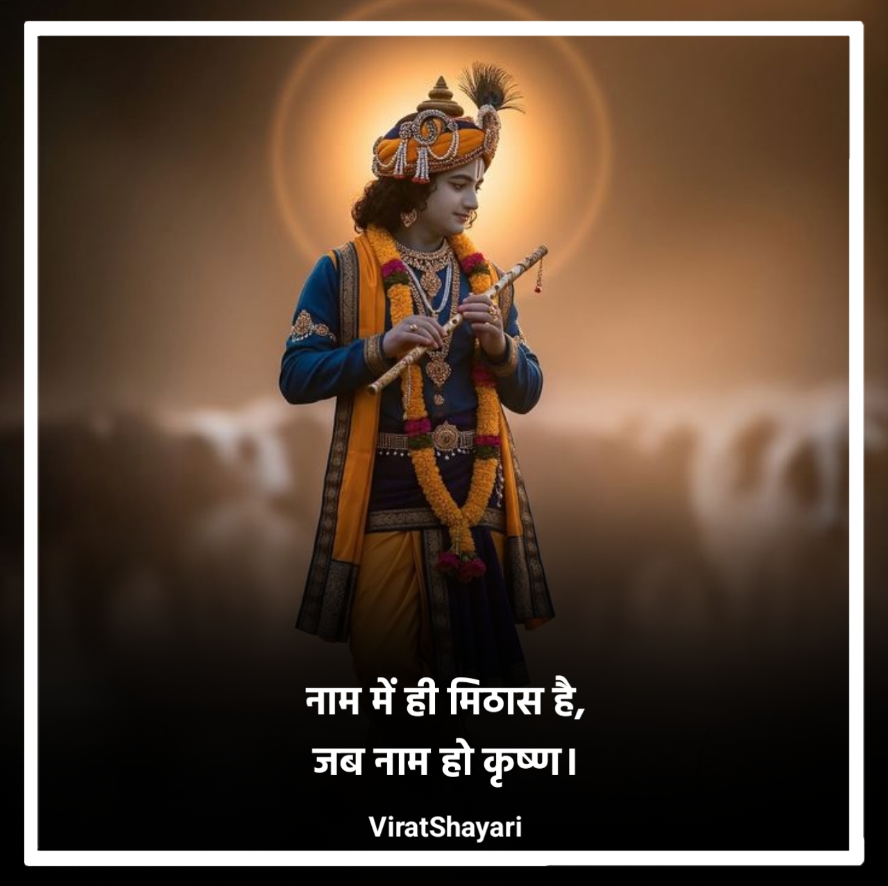 Krishna Shayari Love