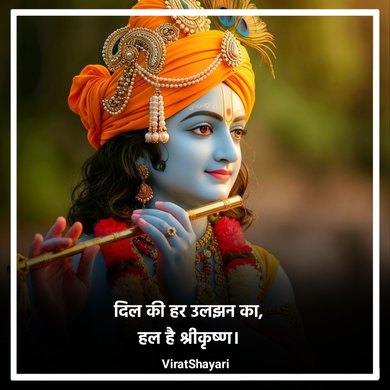 Krishna Shayari Love