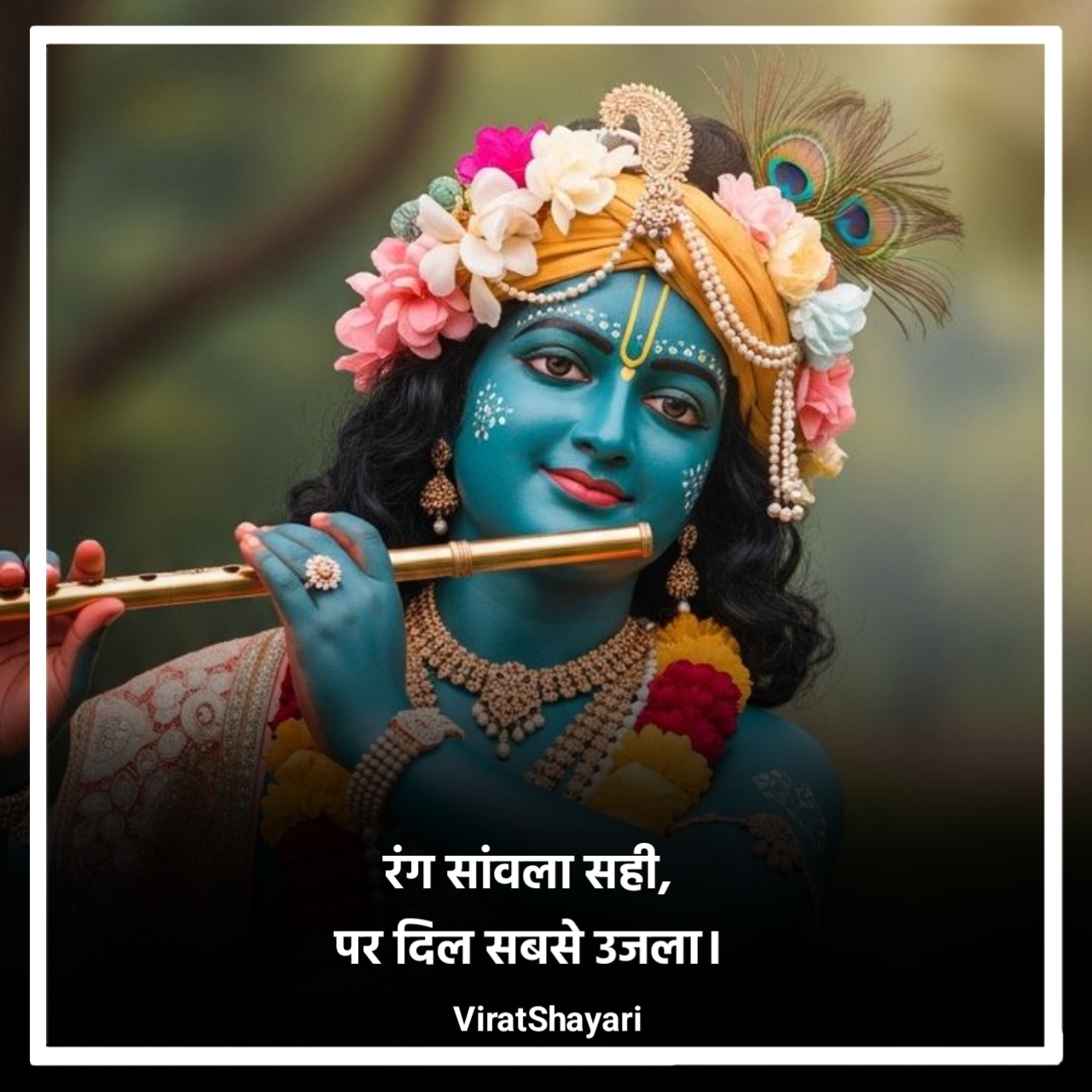 Shree Krishna Shayari 2 line