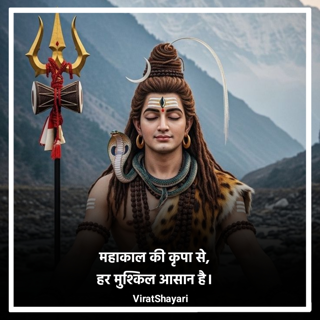 Mahakal Shayari Attitude