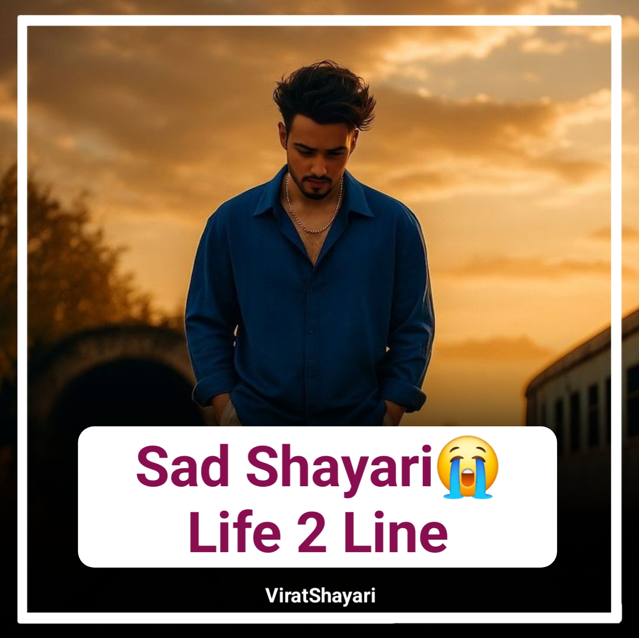 Sad Shayari😭 Life 2 Line